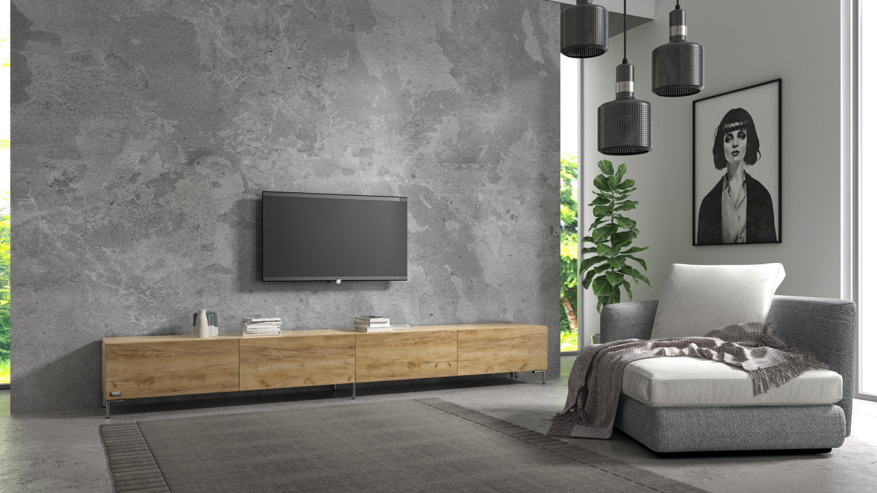 TV-Board Somero mit Füßen I 100-360cm I Wuun Living - TV-Board Somero mit Füßen I 100-360cm I