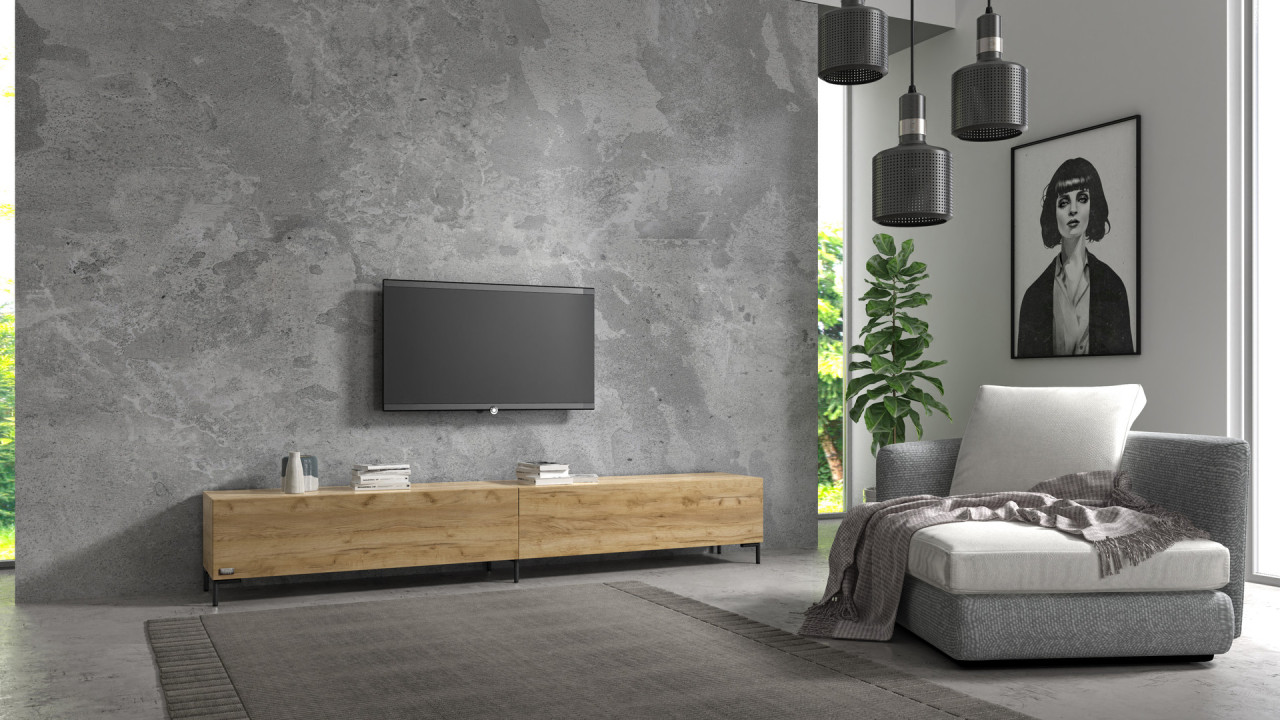 Wuun Living - TV-Board Somero mit Füßen I 100-360cm I