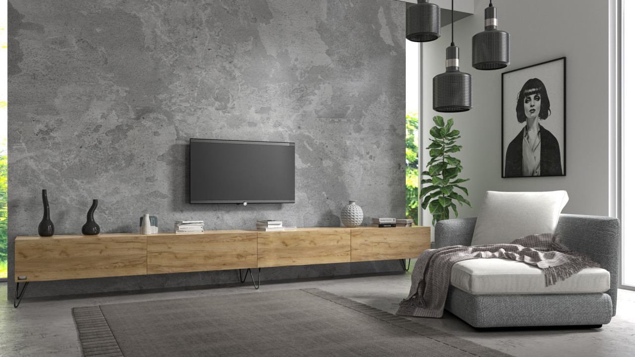 TV-Board Somero mit Füßen I 100-360cm I Wuun Living - TV-Board Somero mit Füßen I 100-360cm I