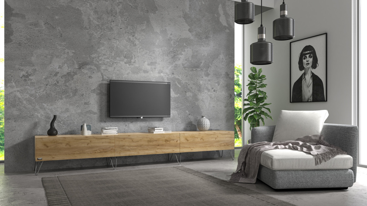TV-Board Somero mit Füßen I 100-360cm I Wuun Living - TV-Board Somero mit Füßen I 100-360cm I