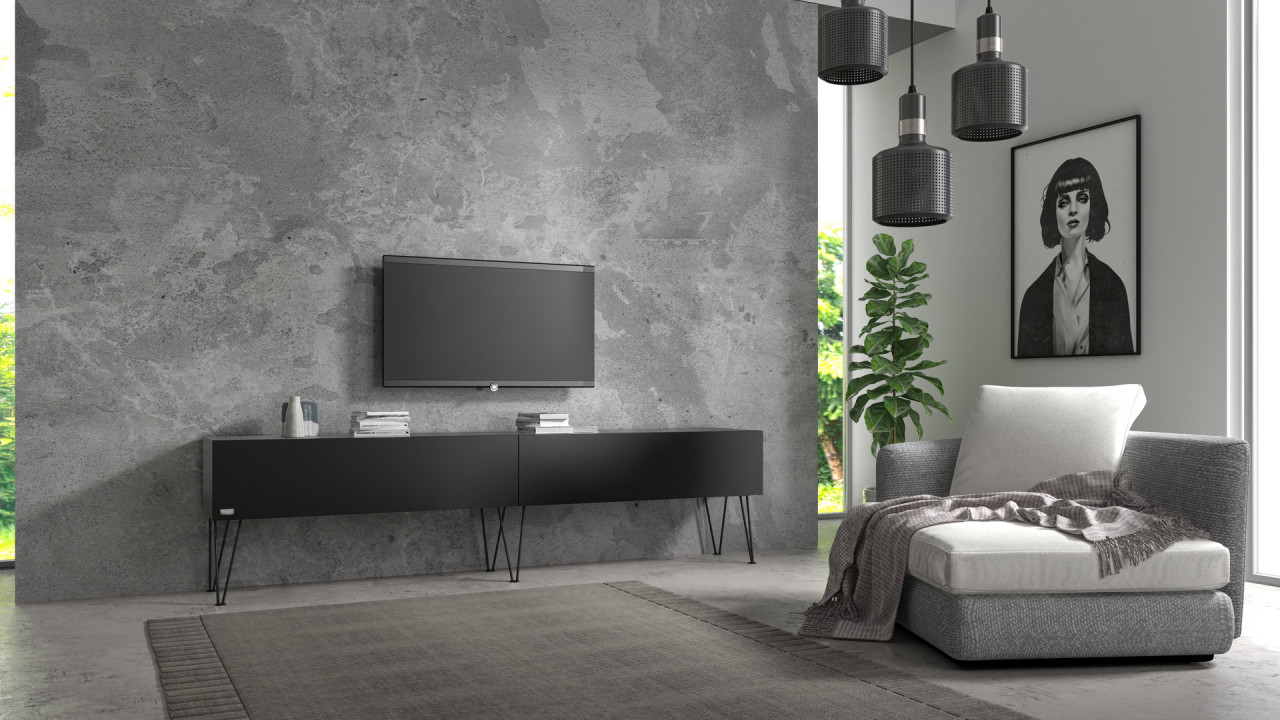 TV-Board Somero mit Füßen I 100-360cm I Wuun Living - TV-Board Somero mit Füßen I 100-360cm I