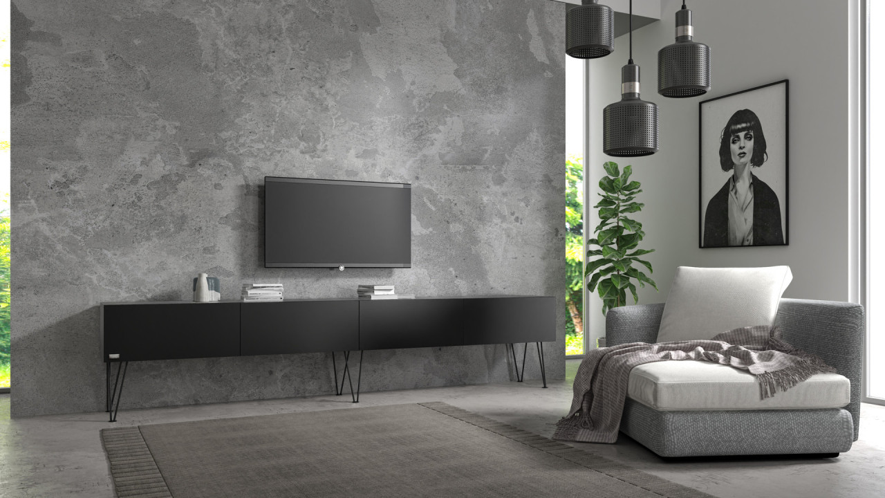 TV-Board Somero mit Füßen I 100-360cm I Wuun Living - TV-Board Somero mit Füßen I 100-360cm I