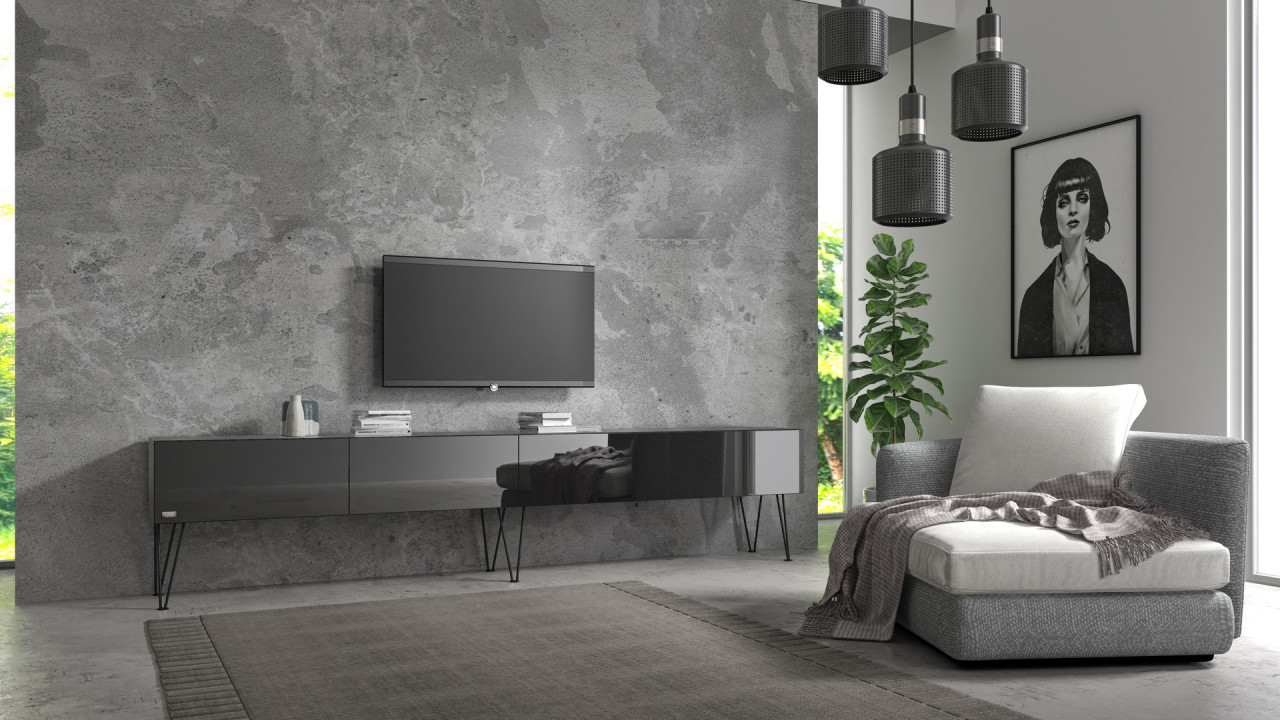 TV-Board Somero mit Füßen I 100-360cm I Wuun Living - TV-Board Somero mit Füßen I 100-360cm I