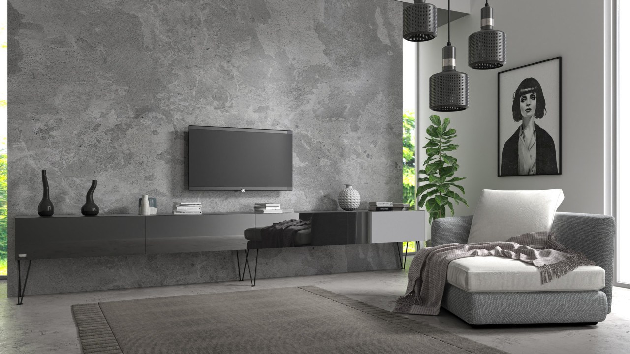 TV-Board Somero mit Füßen I 100-360cm I Wuun Living - TV-Board Somero mit Füßen I 100-360cm I