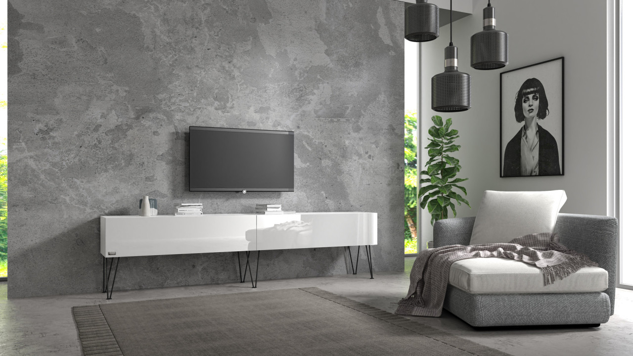 TV-Board Somero mit Füßen I 100-360cm I Wuun Living - TV-Board Somero mit Füßen I 100-360cm I