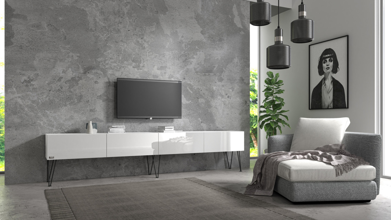 TV-Board Somero mit Füßen I 100-360cm I Wuun Living - TV-Board Somero mit Füßen I 100-360cm I