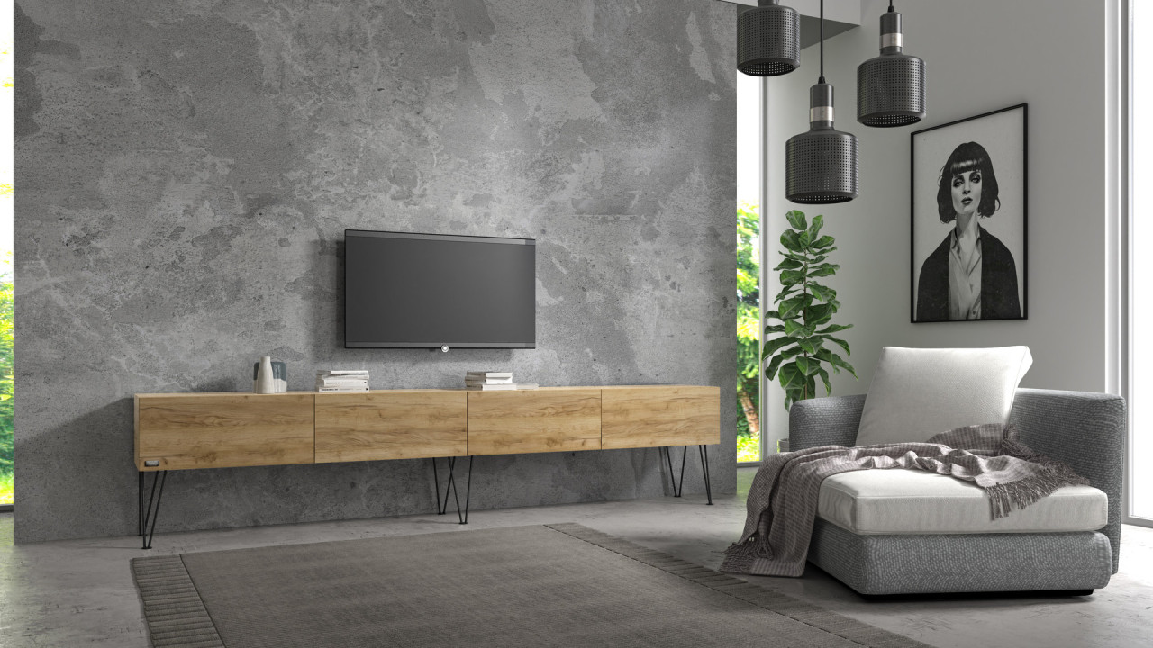 TV-Board Somero mit Füßen I 100-360cm I Wuun Living - TV-Board Somero mit Füßen I 100-360cm I