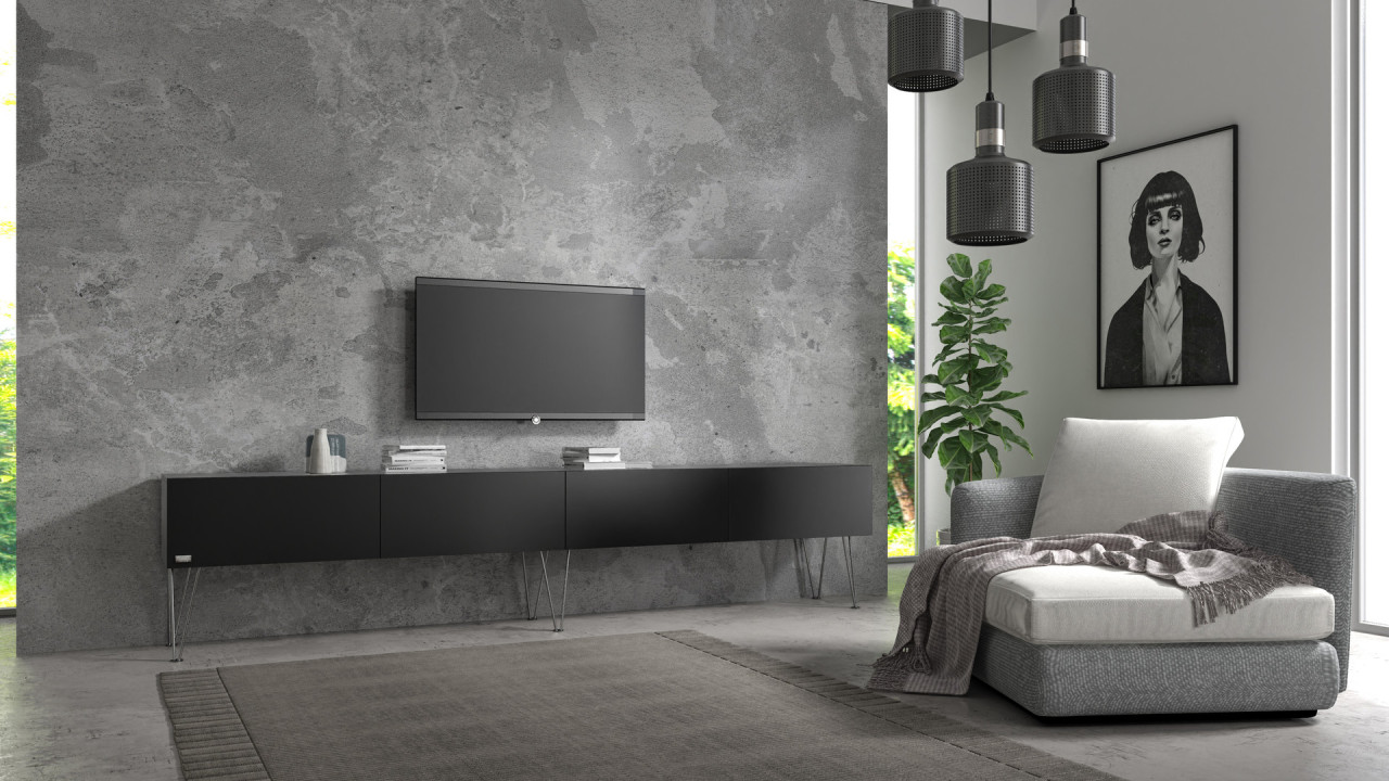 TV-Board Somero mit Füßen I 100-360cm I Wuun Living - TV-Board Somero mit Füßen I 100-360cm I