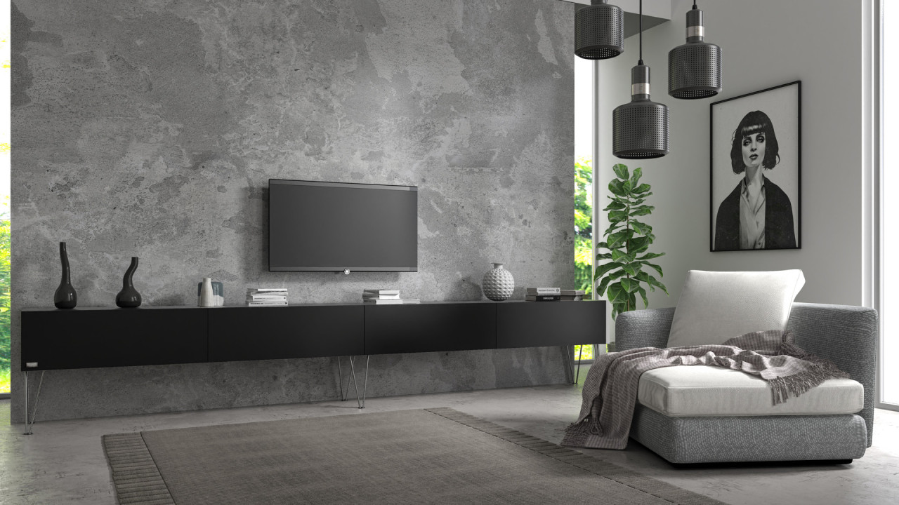 TV-Board Somero mit Füßen I 100-360cm I Wuun Living - TV-Board Somero mit Füßen I 100-360cm I