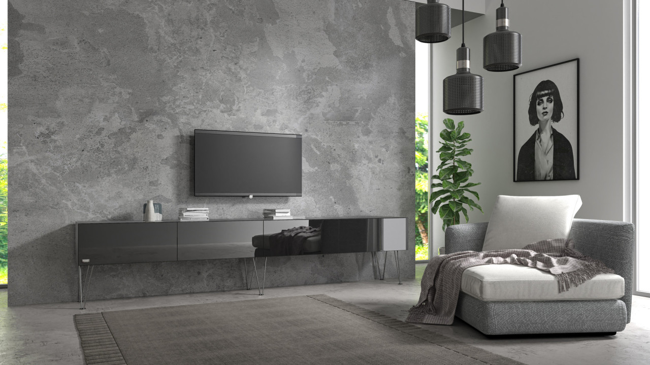 TV-Board Somero mit Füßen I 100-360cm I Wuun Living - TV-Board Somero mit Füßen I 100-360cm I
