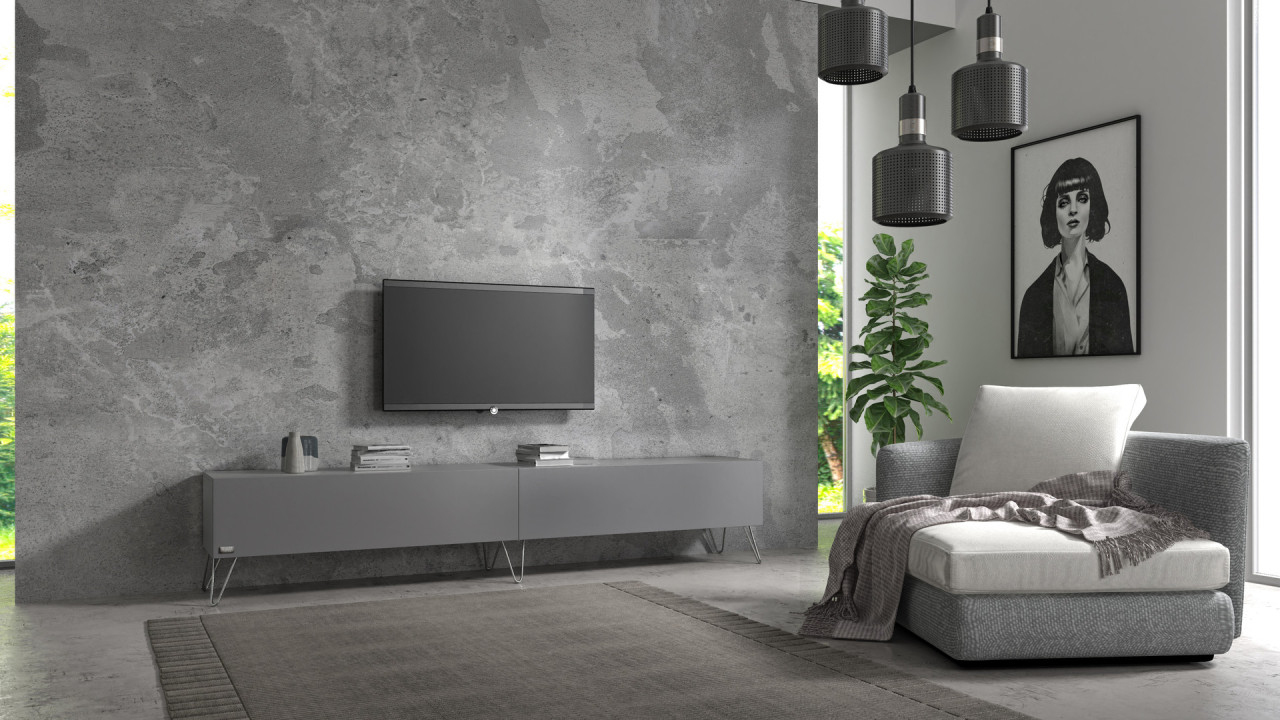 TV-Board Somero mit Füßen I 100-360cm I Wuun Living - TV-Board Somero mit Füßen I 100-360cm I