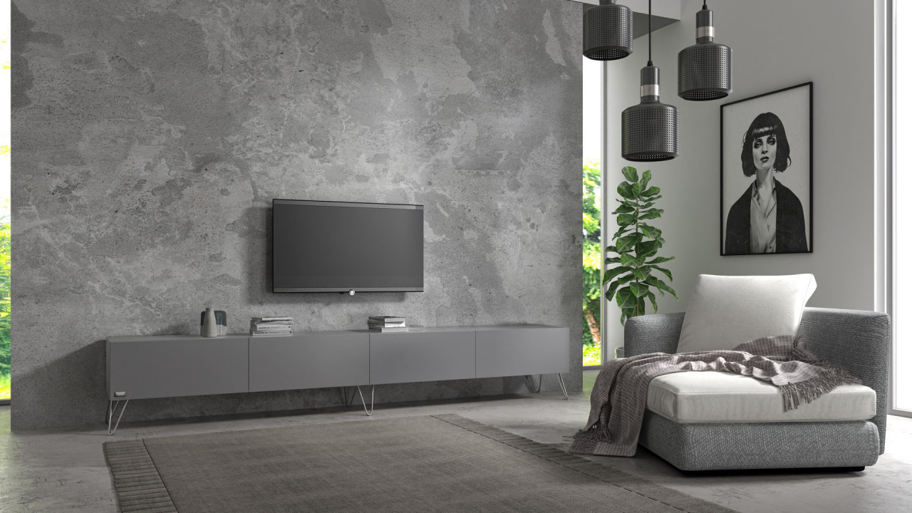 TV-Board Somero mit Füßen I 100-360cm I Wuun Living - TV-Board Somero mit Füßen I 100-360cm I