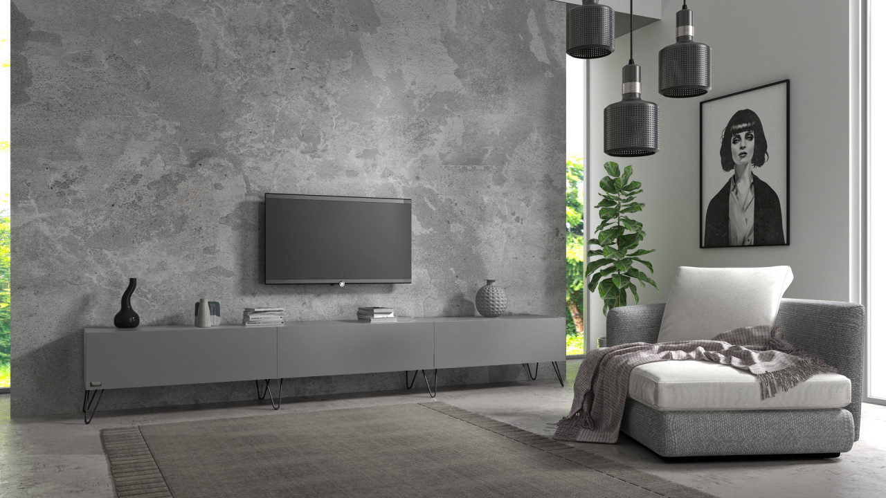 TV-Board Somero mit Füßen I 100-360cm I Wuun Living - TV-Board Somero mit Füßen I 100-360cm I