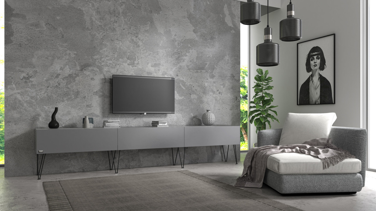 TV-Board Somero mit Füßen I 100-360cm I Wuun Living - TV-Board Somero mit Füßen I 100-360cm I