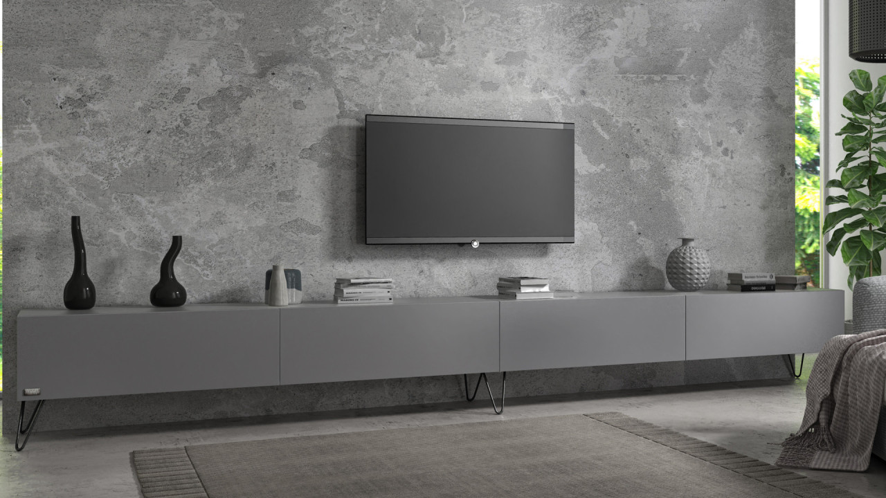 TV-Board Somero mit Füßen I 100-360cm I Wuun Living - TV-Board Somero mit Füßen I 100-360cm I