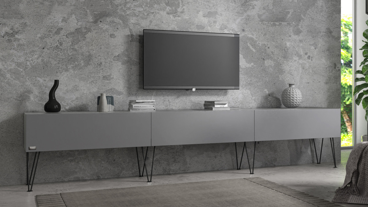 TV-Board Somero mit Füßen I 100-360cm I Wuun Living - TV-Board Somero mit Füßen I 100-360cm I