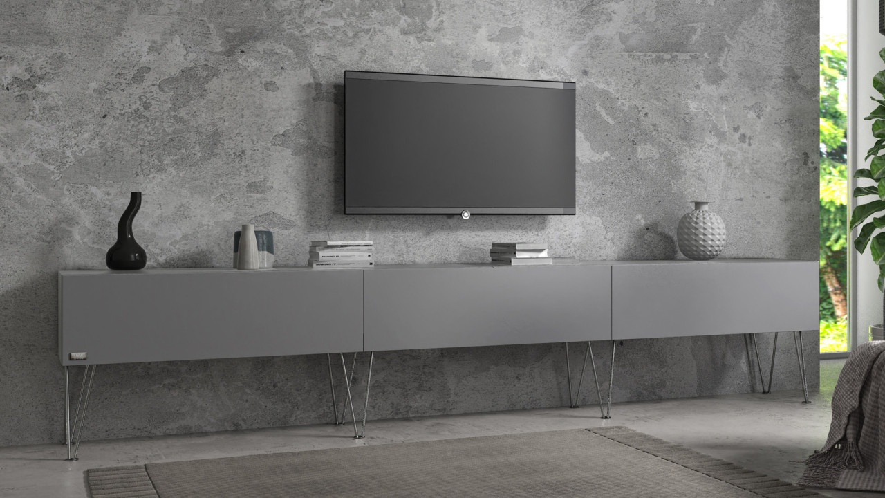 TV-Board Somero mit Füßen I 100-360cm I Wuun Living - TV-Board Somero mit Füßen I 100-360cm I