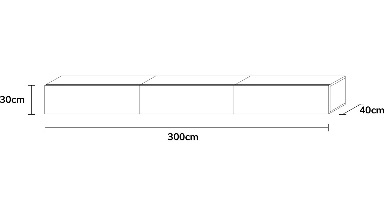 Wuun Living - TV-Board Somero I 100-400cm I