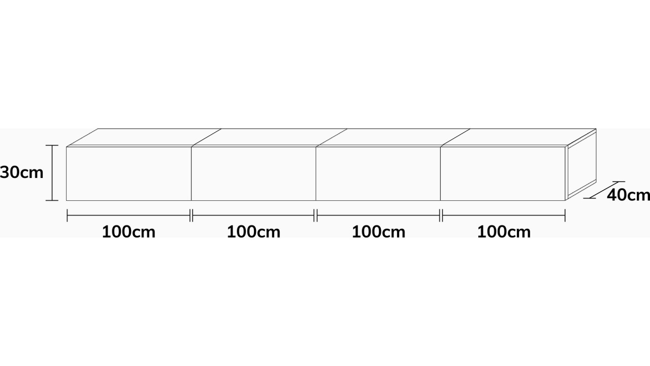TV-Board Somero I 100-400cm I Wuun Living - TV-Board Somero I 100-400cm I