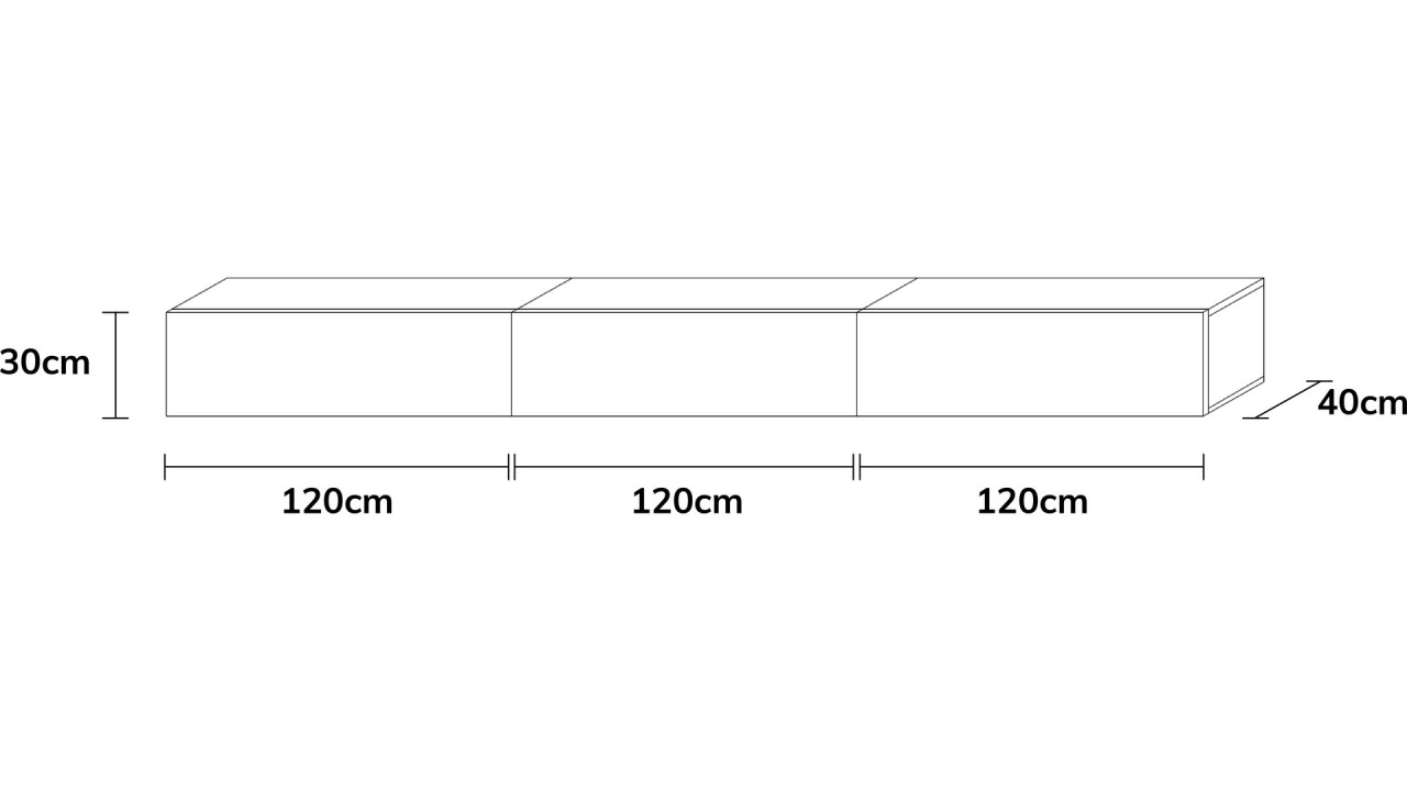 TV-Board Somero I 100-400cm I Wuun Living - TV-Board Somero I 100-400cm I