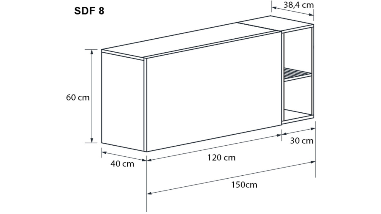 Wuun Living - Somero Sideboard SDF8 I 90cm I