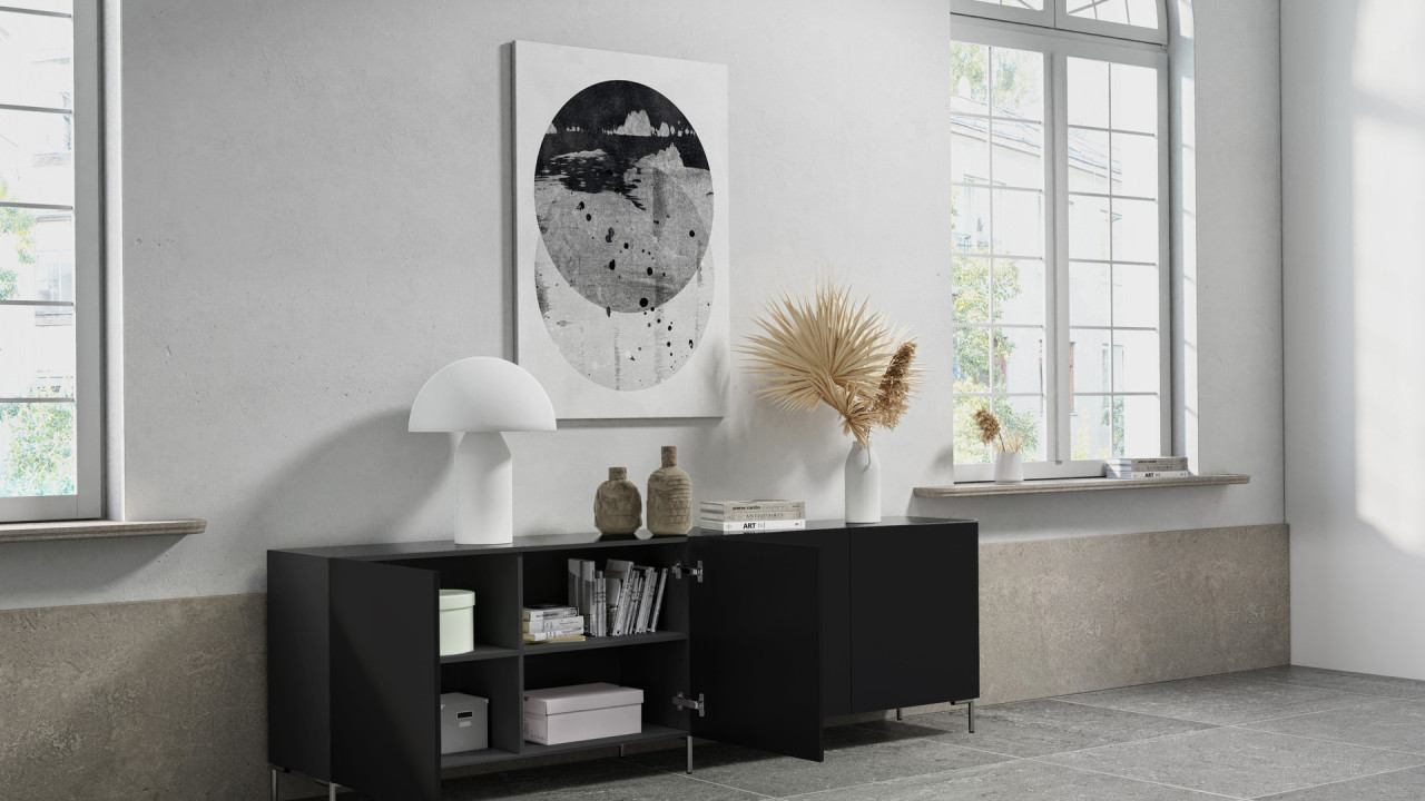 Wuun Living - Somero Sideboard SDF5 mit Füßen I...