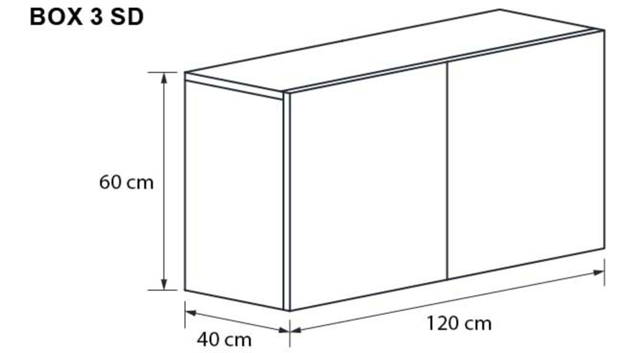 Wuun Living - Somero SD Box 3 I B:120 I H:60 I T:40