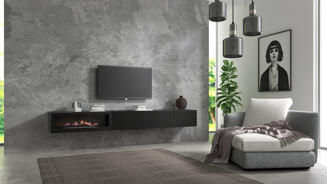 Wuun Living - TV-Board Somero Kamin I 100-400cm I