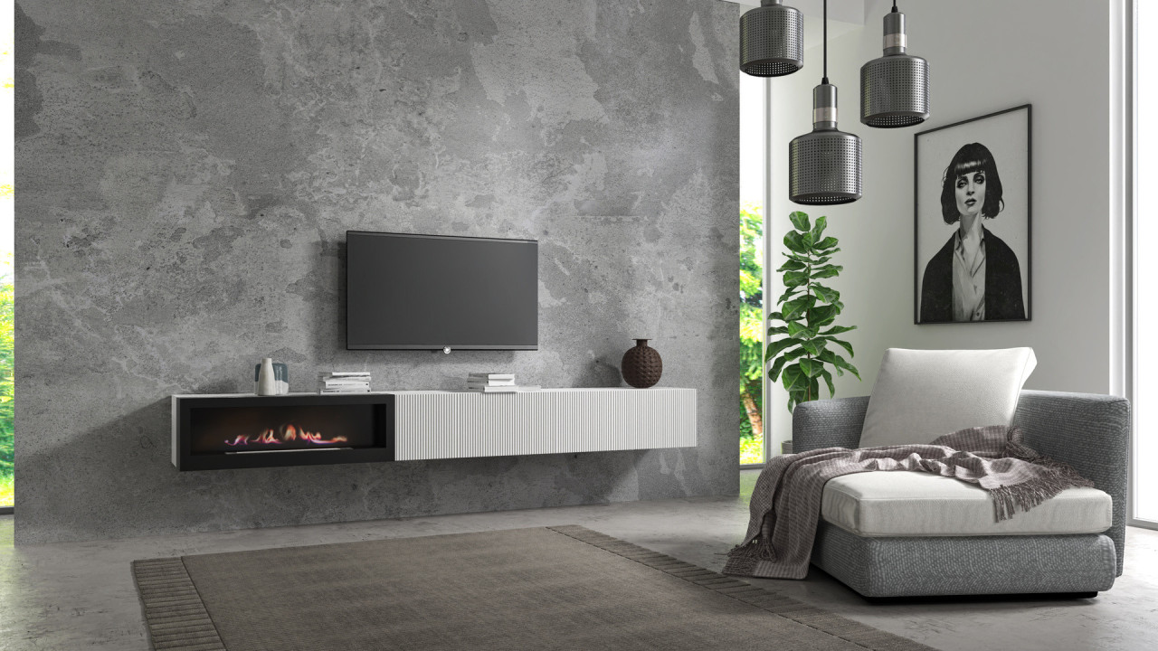 Wuun Living - TV-Board Somero Kamin I 100-400cm I
