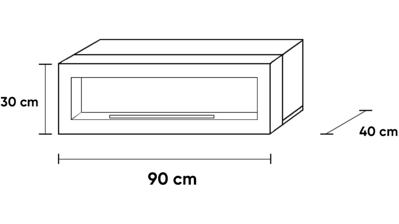 Wuun Living - TV-Board Somero Kamin