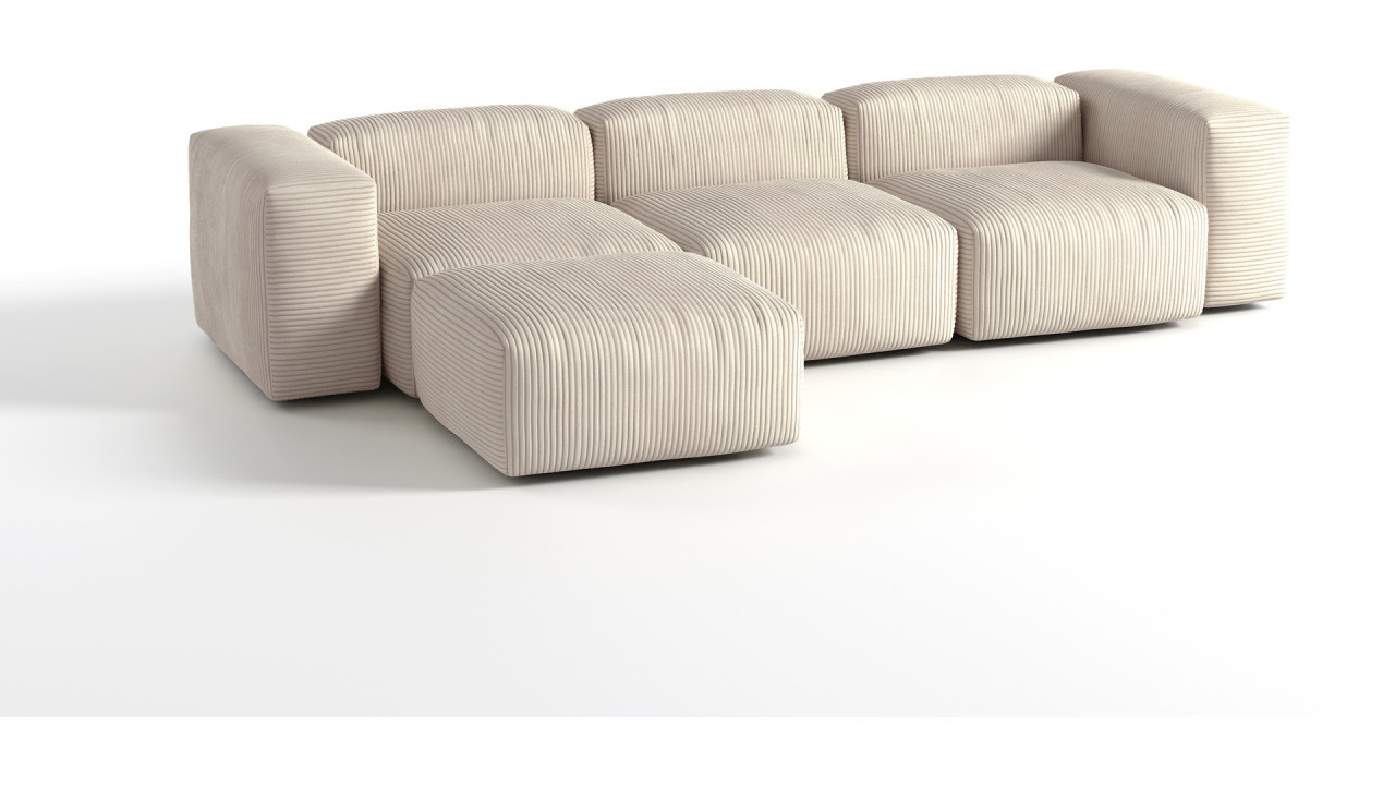 Flexibilität und Design - Modulare Sofas 3-Sitzer SofaI Wuun® Luno