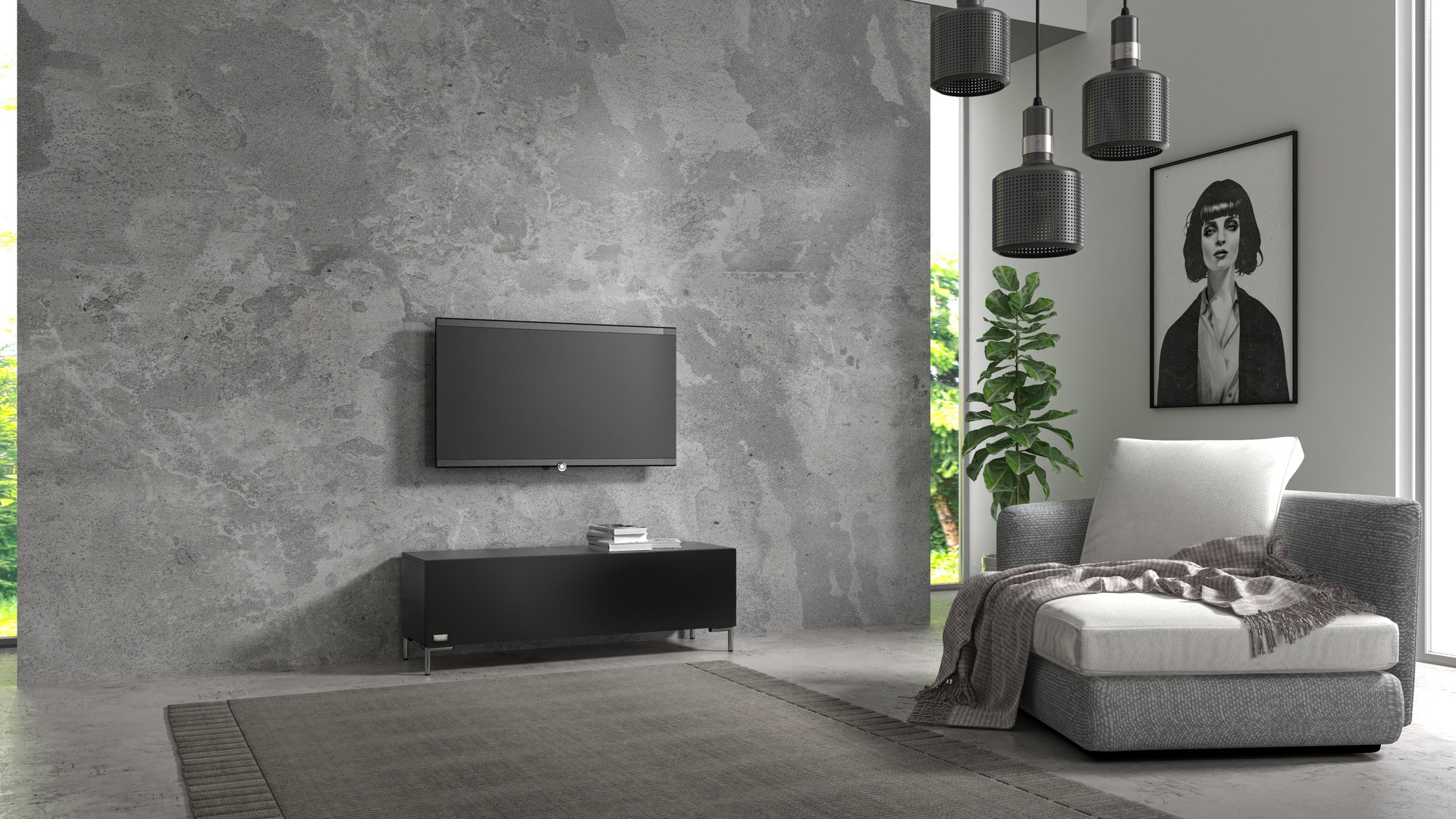 Modulares Designer Lowboard stehend für eine flexible EinrichtungI Wuun® Somero