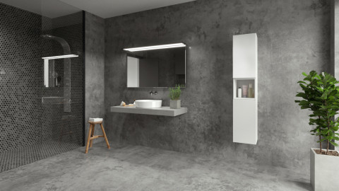 Hochschrank mit viel Stauraum für Badezimmer I Wuun® Somero