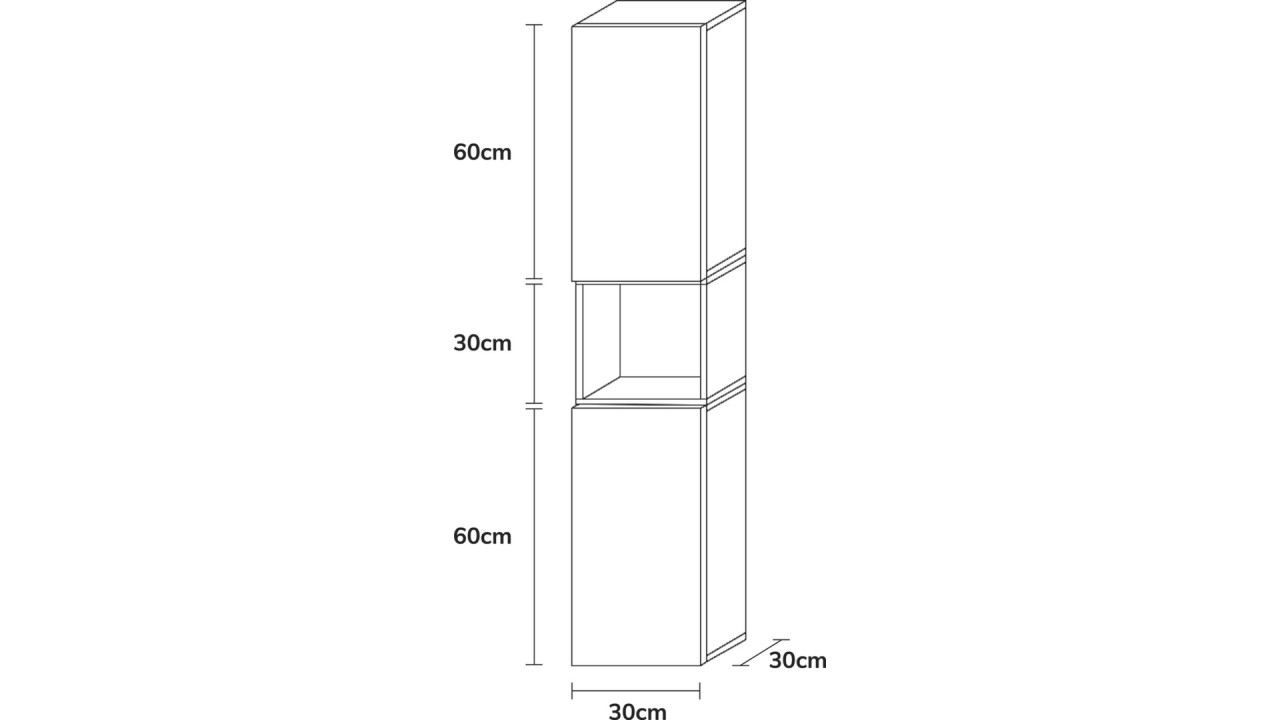 Wuun Living - Somero Hochschrank SB1