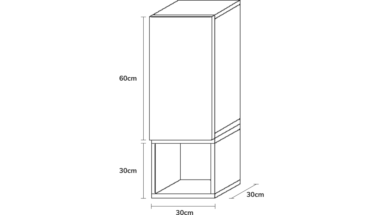 Wuun Living - Somero Hochschrank SB2
