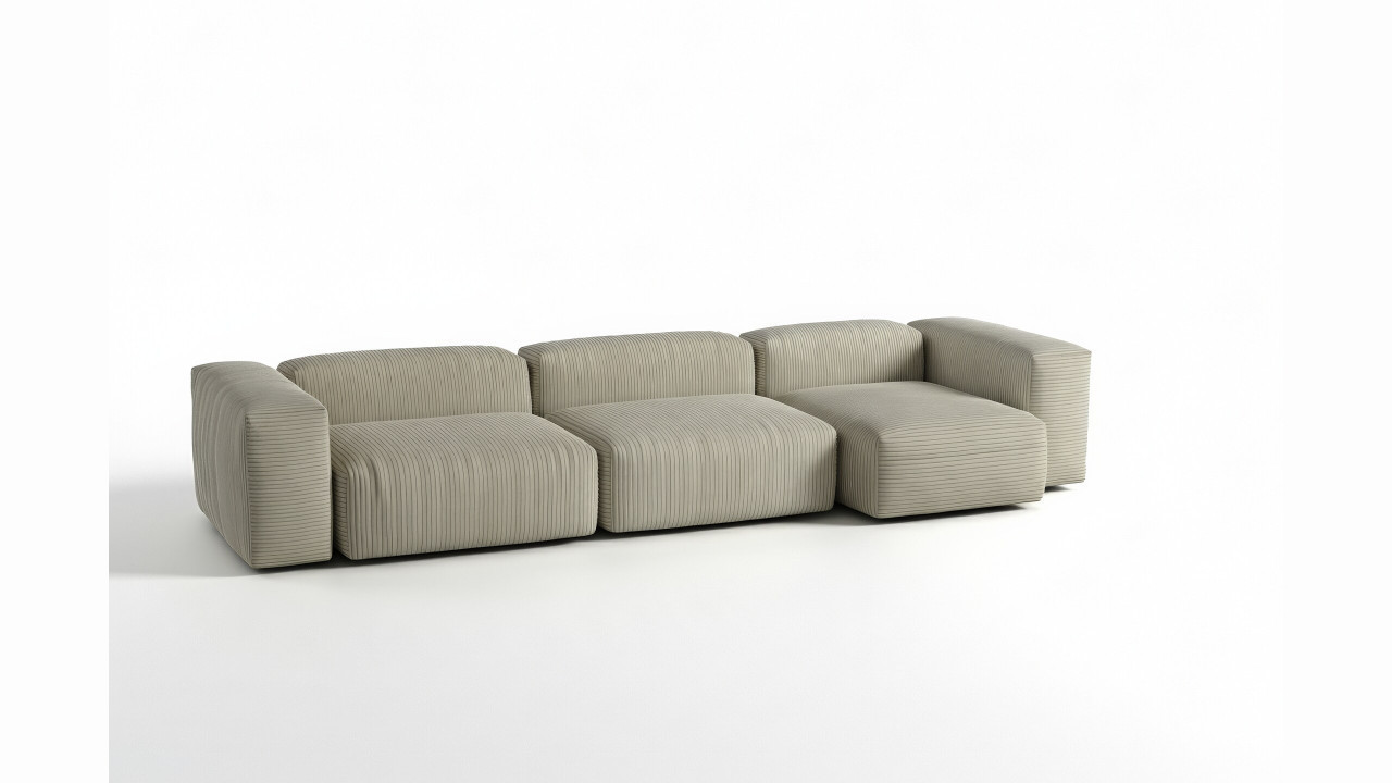 Gestalten Sie Ihr Wohnzimmer - Modulare Sofas 2-Sitzer SofaI Wuun® Luno