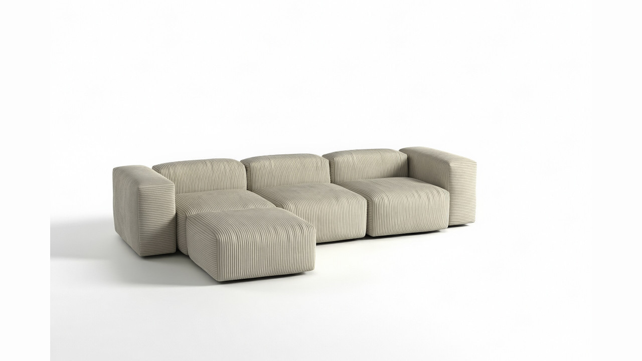 Flexibilität und Design - Modulare Sofas 3-Sitzer SofaI Wuun® Luno