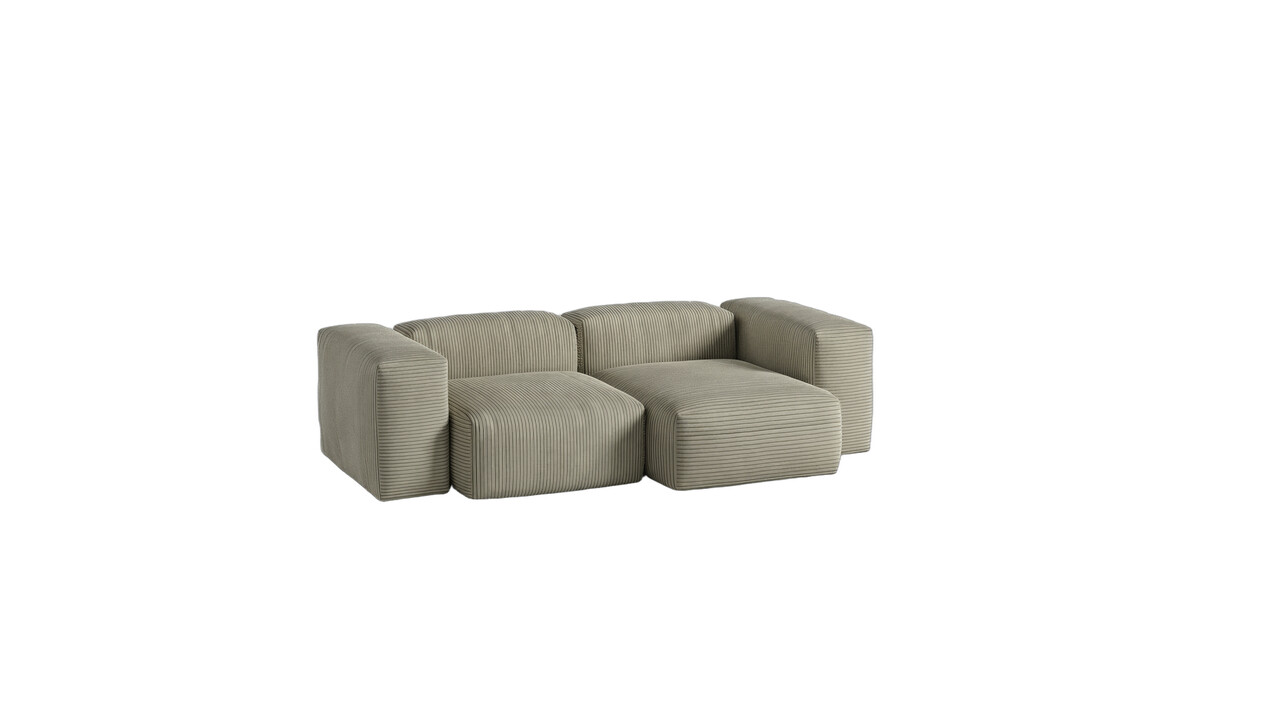 Modulares Sofa - Flexibel gestaltbare Couch für Ihr Wohnzimmer 2-Sitzer SofaI Wuun® Luno