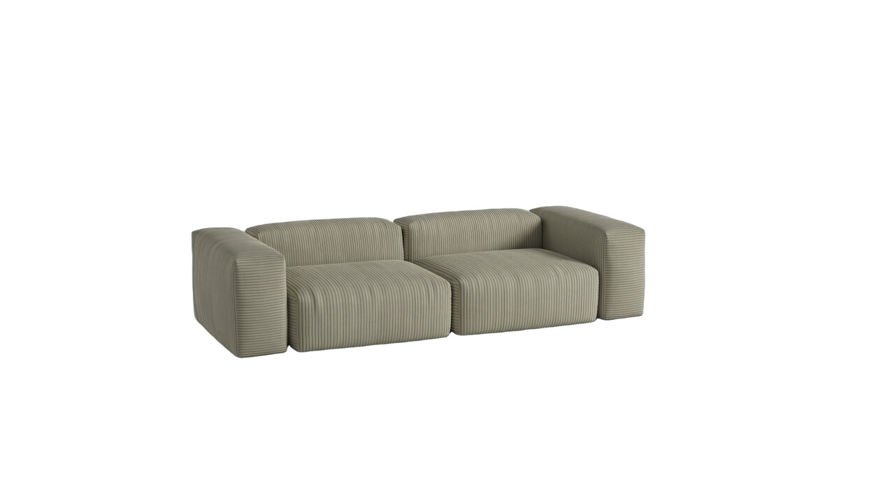 Modulare Sofas - Flexibilität für jeden Raum - 3-Sitzer SofaI Wuun® Luno