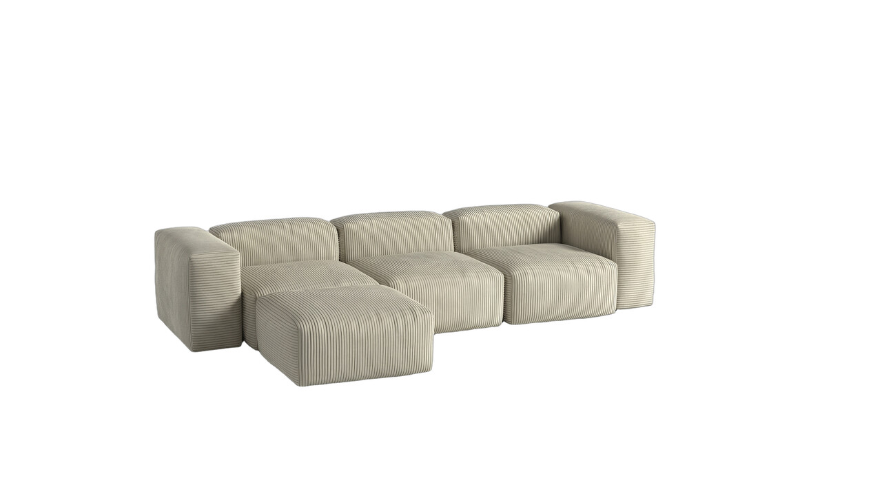 Flexibilität und Design - Modulare Sofas 3-Sitzer SofaI Wuun® Luno