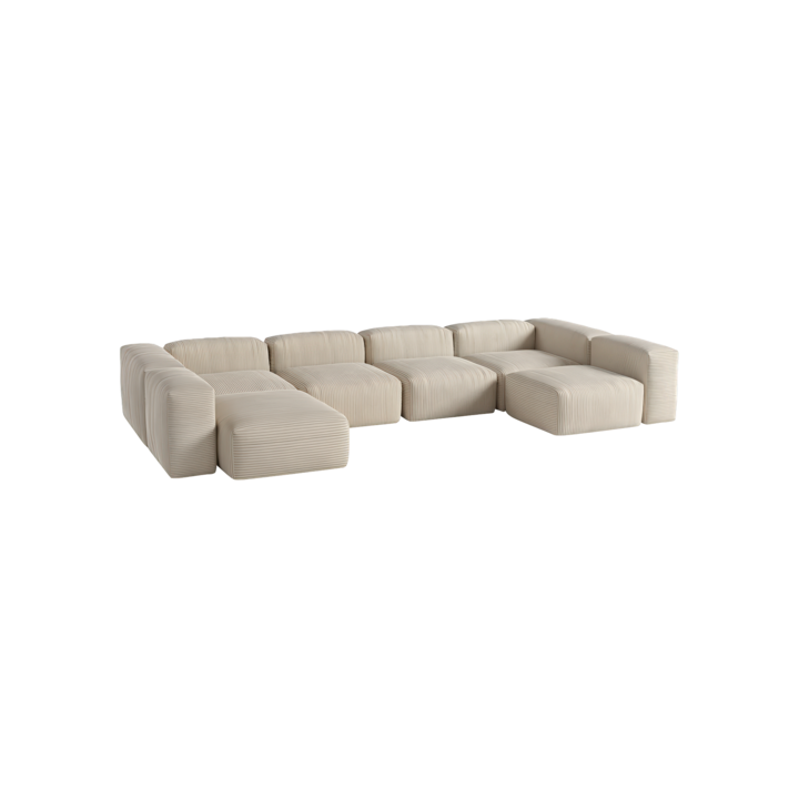 Modulare Sofas - Unbegrenzte Möglichkeiten Ecksofa 3-Sitzer SofaI Wuun® Luno