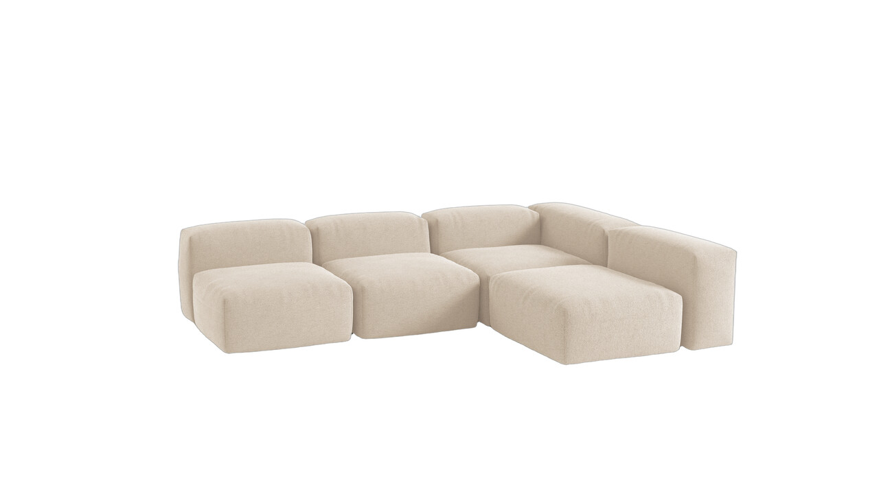 Wuun® Typ 022 Outdoor Ecksofa – 2-Sitzer Modul für deine individuelle Lounge