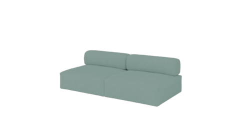 Luno-Pilo 3-Sitzer – modulares Sofa mit austauschbaren Bezügen | WUUN