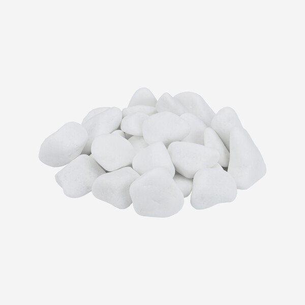 Wuun® I Ethanol-Kamin I Zubehör I Ziersteine 1kg I weiß
