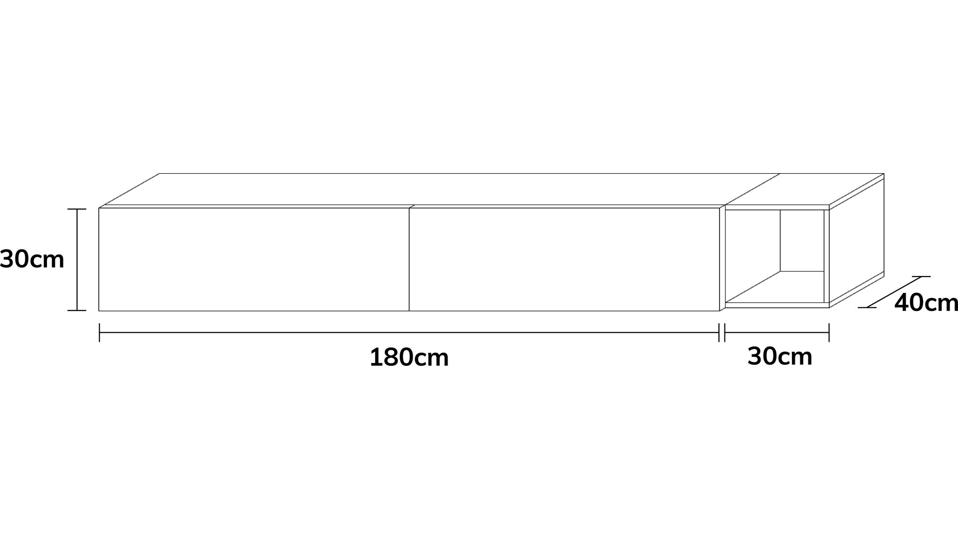 Wuun Living - Wohnwand Somero SW6
