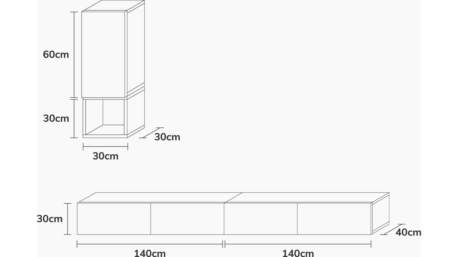 Wuun Living - Wohnwand Somero SW1