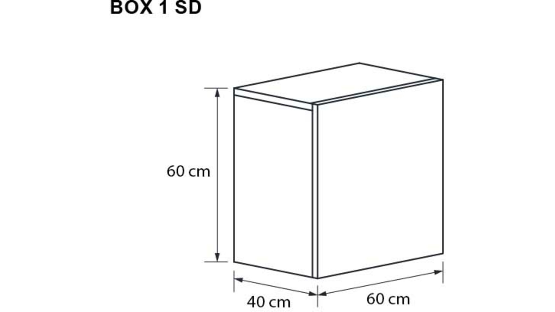 Wuun Living - Somero SD Box 1 I B:60 I H:60 I T:40