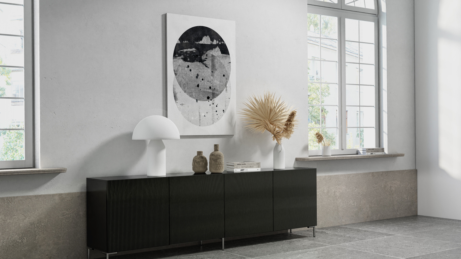 Wuun Living - Somero Sideboard SDF5 mit Füßen I...