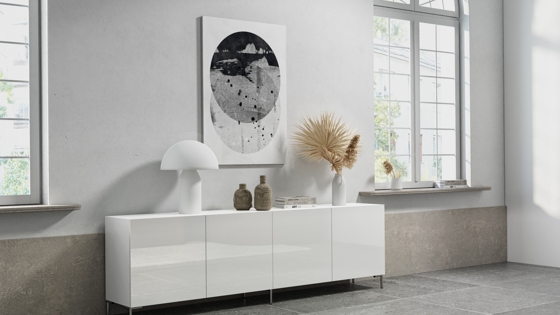 Wuun Living - Somero Sideboard SDF5 mit Füßen I...
