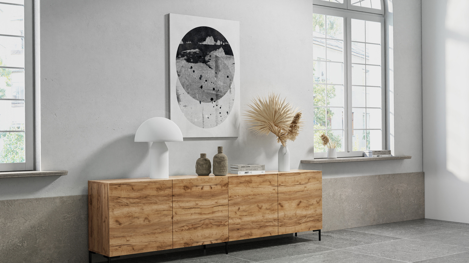 Wuun Living - Somero Sideboard SDF5 mit Füßen I...